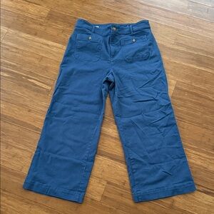 LOFT Women's Blue Flare Jeans